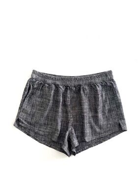 Abercrombie & Fitch Linen-Blend Pull-On Shorts Size Medium